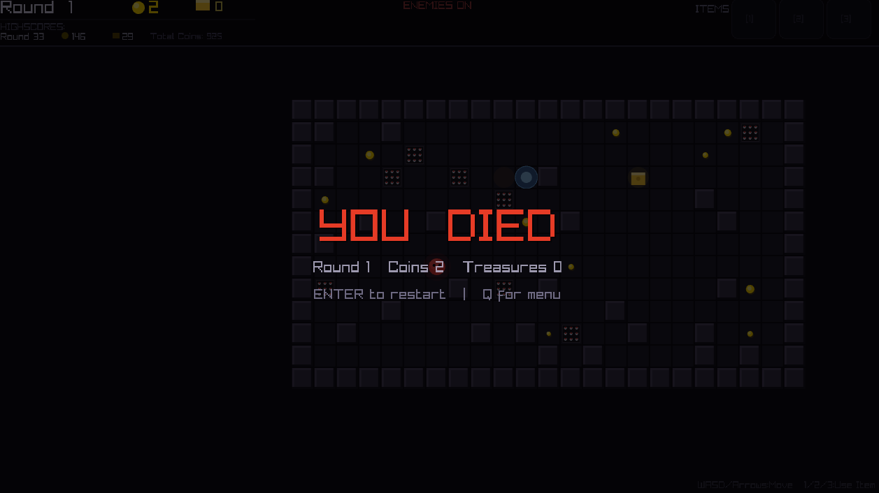 Game Over Bildschirm
